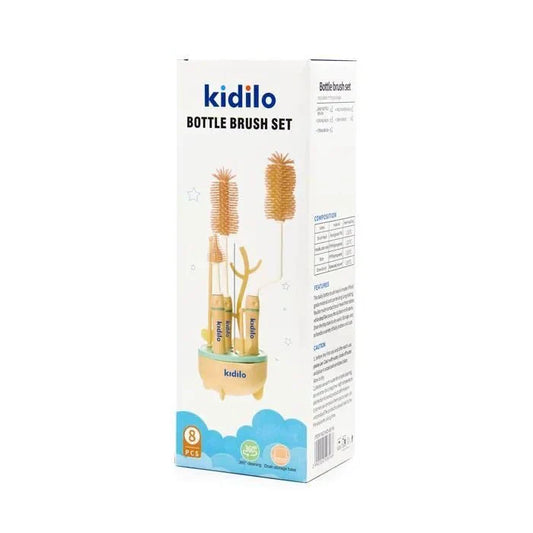 Kidilo - Bottle cleaning Brush Set for kids